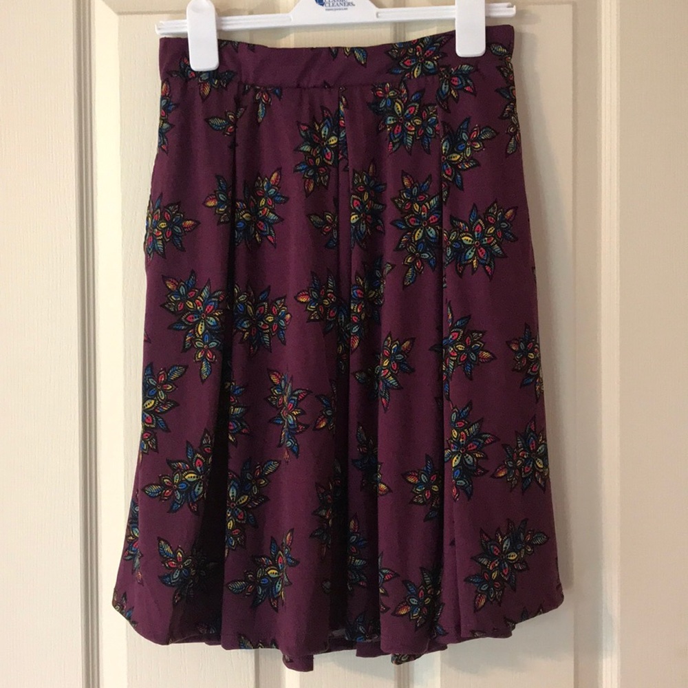 Lularoe Purple Floral Madison